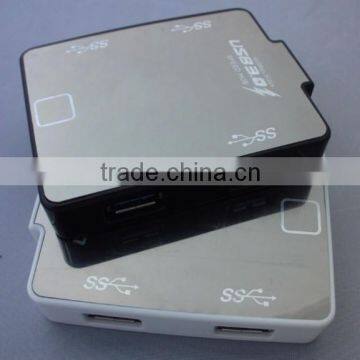 High Speed USB3.0 HUB 4Ports 5Gbps Splitter Power Adapter photo-2