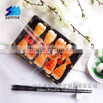 SM1-1105A Momiji Disposable Japanese Plastic Printing Food Sushi Box Container Tray photo-3