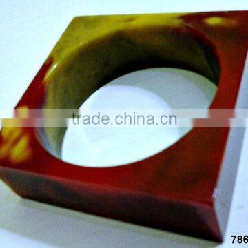 Indian Resin Fashion Bangle Bracelet Square