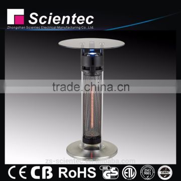 Electric Infrared Heater Outdoor IP24,CE,CB,GS,EMC,RoHS Certification Bar Table Heater