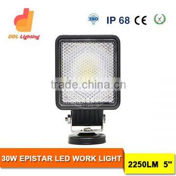 factory wholesale super brihgt DC 10-30V 4x4 auto accessory 30w led driving light bars