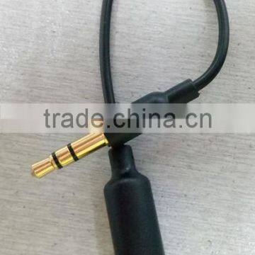3.5mm Standard Stereo TRRS To TRS Plug For Camera Recording Microphone