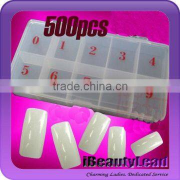 fake nails in box for sale nail tips 500 pcs in 10 different sizes