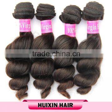 8A Natural Color Peruvian loose Wave Wholesale Peruvian human hair extensions