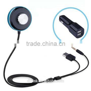 Factory Direct Supply! BT-3 Bluetooth 4.0 Car Handsfree Wireless Audio Receiver 3.5mm Auxiliary Jack photo-2