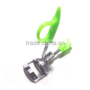 Light green pp handle stainless steel eyelash curlers