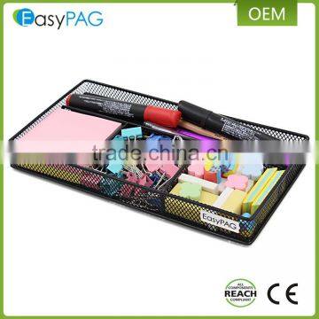 Custom Design High Quality S Size Metal Wier Mesh Office Desktop Organizer photo-5