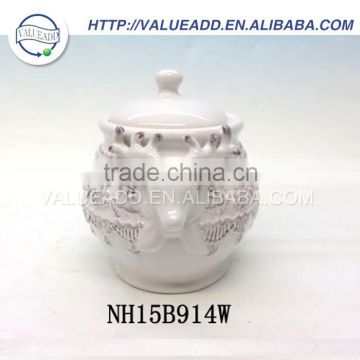 High quality christmas ceramics online jars factory supply