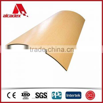 1220X2440mm Wooden Grain PVDF Aluminum Composite Panel For Outdoor Decoration photo-3