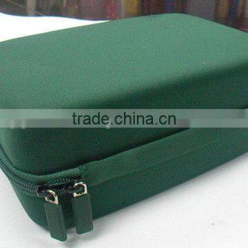 GC--Green color hard cover shell anti - shock eva bank power package carboard box