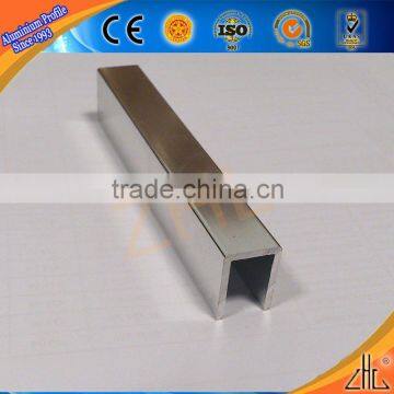 Hot! OEM aluminum window extrusion profile trim, polished c shaped aluminium extrusion profile