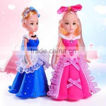 Hot Sell Manufacture in China Aurora Princess DIY Baby Toys Dress-up Barbie Doll