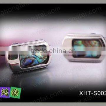 High quality sapphire cufflinks for christmas gift