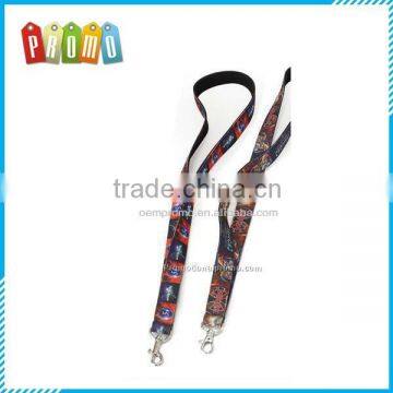 1" Elastic sublimation lanyard