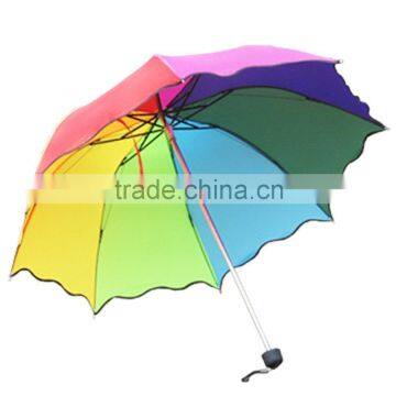 2014newestseller Women Girls' Flounced Cute Princess Umbrella Bubble Umbrella Folded Travel Umbrellas