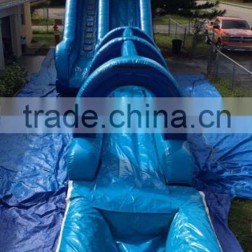 adults inflatable wet slide for water games, children play game inflatable aqua park