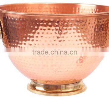 Old Dutch Round Copper Party Tub Champagne Bowl Punch Bowl