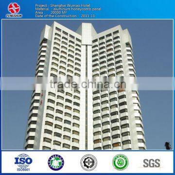 curtain wall aluminum honeycomb panel factory