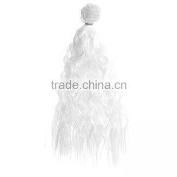 25cm Long High Quality Wavy Weft Hair Extension for Dolls photo-5