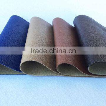 Embossed Litchi Synthetic PVC Leather High Quaker Imitation Leather for Car Seat Faux Leatherlity Thic