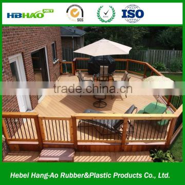 WPC decking anti skidding UV resistant water proof