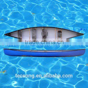 rotomolded 3layers plastic canoe