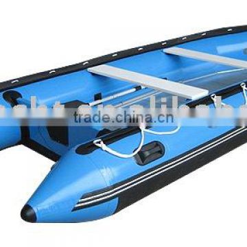 inflatable aluminum floor boat for fishing