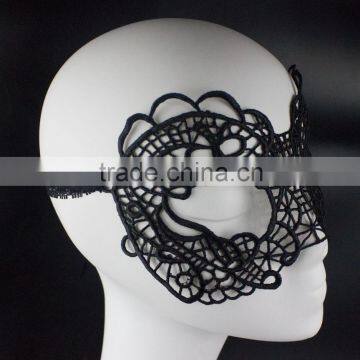 High quality black lace mask, masquerade lace party mask for Christmas/Halloween