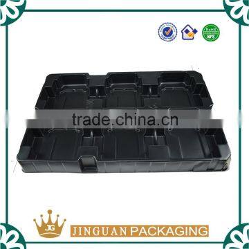 High quality black plastic PCB vacuum formed tray / antistatic ESD tray