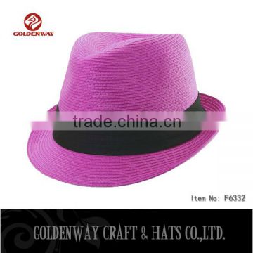 Colorful paper plain outdoor fedora paper hats