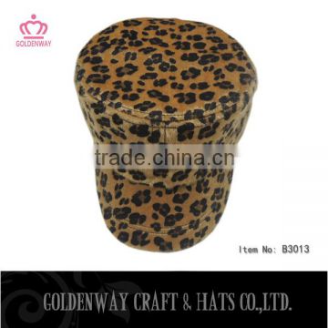 leopard cadet caps fashion new design sport caps snapback hats	winter hats