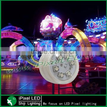 6 leds 45mm adressable rgb led point light pixel poi