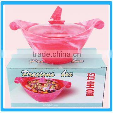 Christmas Promotional Candy Box Plastic Pink Cute Storage Box Custom Printing Candy Bins