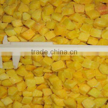 CHINA IQF yellow peach dice