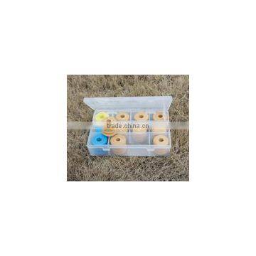 High strength plastic meterial waterproof fishing tackle boxes for fly fishing and surf fishing