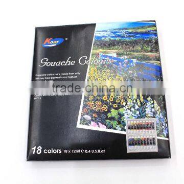 Free Sample 12ml 18colors Gouache Paint Set photo-3
