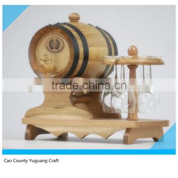 High Quality Wood Craft Wooden Wine Barrel,Oak Wooden Wine Barrel