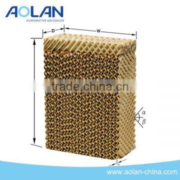 Aolan manufacturer air cooling pad for poultry farm / evaporative cooling cellulose pad cooler