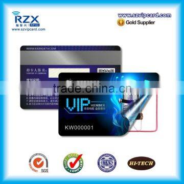 ISO14443A HF 13.56MHZ Chip Smart Rfid Card for High Security