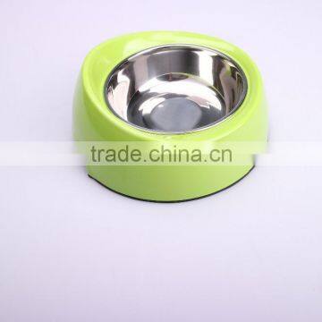 New Design Melamine Dog Bowl With Stainless Steel Bowl photo-3