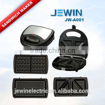 3 in 1 Sandwich Maker Easy Clean Plate Stainless Steel Cover