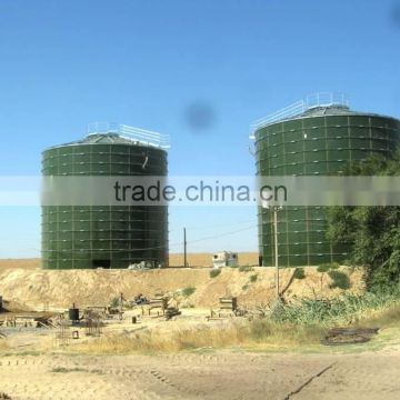 Glass Lined Steel Horizontal Grain Storage Silos Manufacture