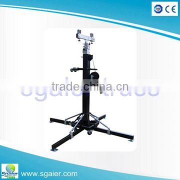 Portable heavy duty crank stand truss lighting lift tower