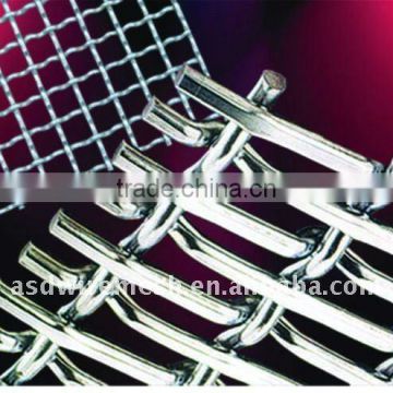 crimped wire mesh panel