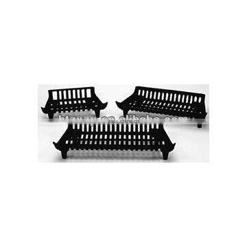 outdoor black metal fire grate