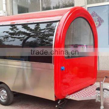 3000x2000mm Energy saving trailer type food trailer cart trailer