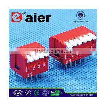 2.54mm Piano Type Dip Switch 8 Way 8 Pin Dip Switch Datasheet And 12 Position Dip Switch Piano Sw Type