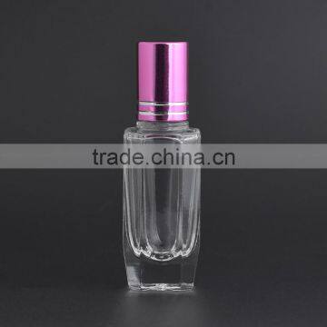 10ml Empty Clear Glass Roll on Perfume Bottle for Cosmetic Packaging With Stainless Steel Roller Ball photo-2