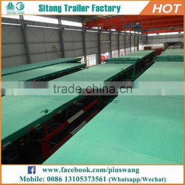 Buy Flatbed Trailer 20ft 40ft Container Chasis Trailer photo-6