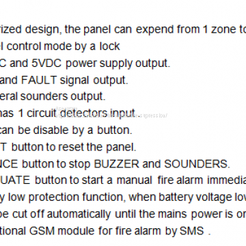 4 Zone Fire Alarm Control Panel AW-CFP2166-4-8 photo-4